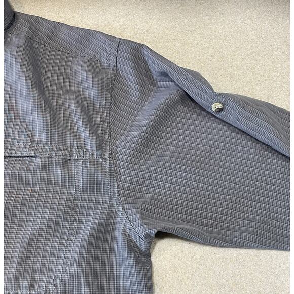 The North Face ATH6 Button Front Quick Dry Long Sleeve Gray Shirt Men’s Large - Picture 15 of 15